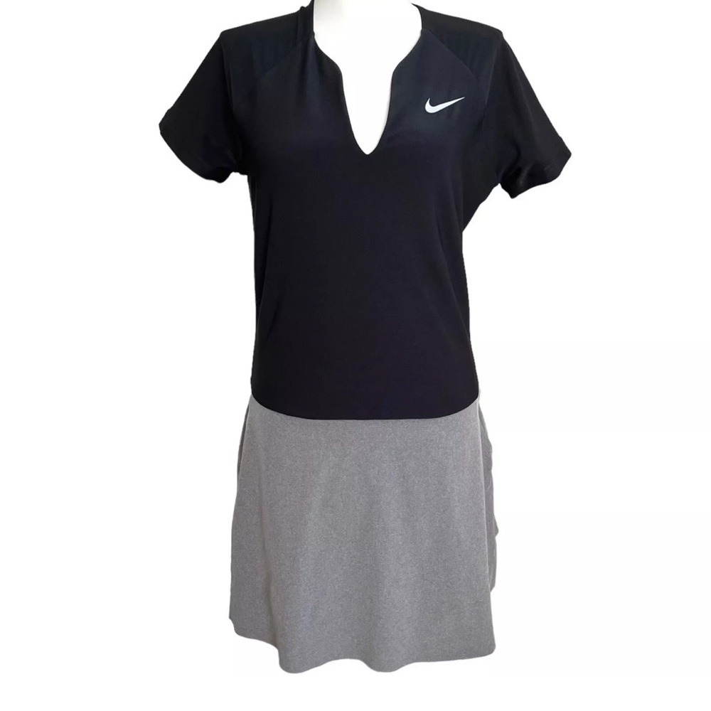 Nike Black and Gray Athletic Dress
